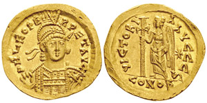 Leo 457-473Solidus, Constantinople, 457-473, ... 
