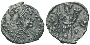 Julius Nepos 474-4751/2 Siliqua, Ravenne, ... 