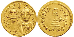 Heraclius 610-641Solidus, Constantinople, ... 