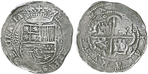 Felipe II 1556-15988 Reales, Toledo, non ... 