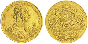 Franz Joseph 1848-1916Médaille de 8 ducats, ... 
