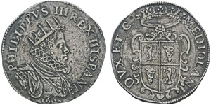 Milan Philippvs III 1598-1621Ducatone, ... 
