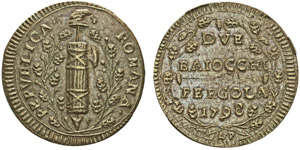 République Romaine 1798-17992 Baiocchi, ... 