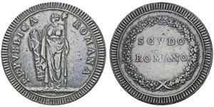 République Romaine 1798-1799Scudo, Rome, ... 
