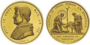 



Pie IX 1846-1878Médaille en or de ... 