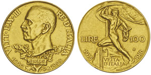 Vittorio Emanuele III 1900-1943100 lire, ... 