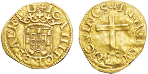 Joao III 1521-1557Cruzado Calvario, ... 