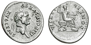Vespasianus 69-79 Denarius, Rome, 73, AG ... 