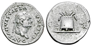 Vespasianus 69-79 Denarius, Rome, 77-78, AG ... 