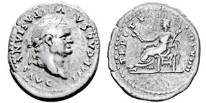 Vespasianus 69-79 Denarius, Rome, 79, AG ... 