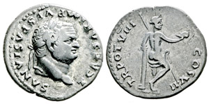  Titus 79-81 Denarius, Rome, 79, AG 3.30 g ... 