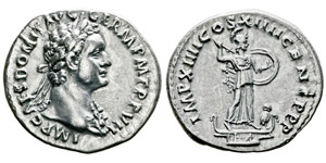 Domitianus 81-96 Denarius, Rome, 88, AG 3.43 ... 