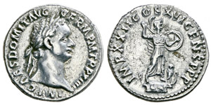 Domitianus 81-96 Denarius, Rome, 94, AG 3.55 ... 