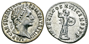 Domitianus 81-96 Denarius, Rome, 95, AG 3.51 ... 