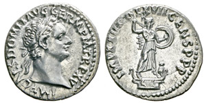 Domitianus 81-96 Denarius, Rome, 95-96, AG ... 