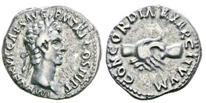 Nerva 96-98 Denarius, Rome, 97, AG 3.42 g ... 