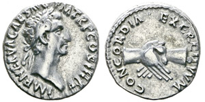 Nerva 96-98 Denarius, Rome, 97, AG 3.46 g ... 