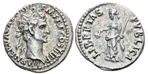 Nerva 96-98 Denarius, Rome, 97, AG 3.56 g ... 