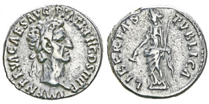 Nerva 96-98 Denarius, Rome, 97, AG 3.57 g ... 