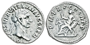 Traianus 98-117 Denarius, Rome, 98-99, AG ... 