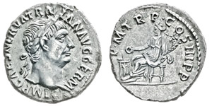 Traianus 98-117 Denarius, Rome, 100, AG 3.27 ... 