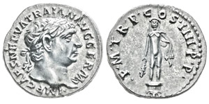 Traianus 98-117 Denarius, Rome, 100, AG 3.48 ... 