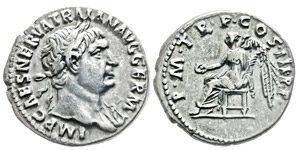 Traianus 98-117 Denarius, Rome, 100, AG 3.41 ... 