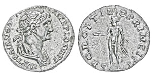 Traianus 98-117 Denarius, Rome, 112-117, AG ... 