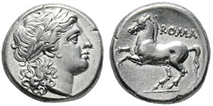 Didrachme, Rome, 234-231 avant JC, AG 6.71 ... 