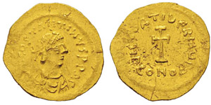 Tiberius Constantinus 578-582 Tremissis, ... 
