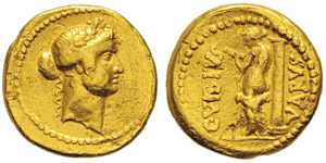 C. Vibius Varus 42 avant J.C. Aureus, Rome, ... 