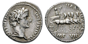 Tiberius 14-37 après J.-C. Denarius, Gaule, ... 