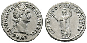 Domitianus 81-96 Denarius, Rome, 87, AG 3.47 ... 