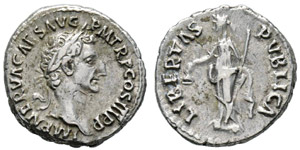 Nerva 96-98 Denarius, Rome, 97, AG 3.58 g. ... 
