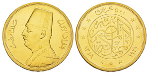 Egypt, Fuad I AH 1341-1355 (1922-1936) 500 ... 