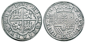 Spain, Felipe IV 1621-1665 8 Reales, ... 