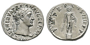 Traianus 98-117 Denarius, Rome, 100, AG 3.37 ... 