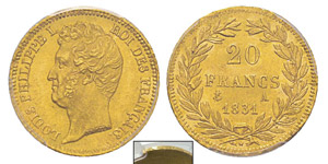 France, Louis Philippe 1830-1848 20 Francs ... 