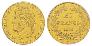 France, Louis Philippe 1830-1848 20 Francs, ... 