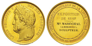France, Louis Philippe 1830-1848 Médaille ... 