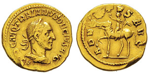 Traianvs Decivs 249-251 Aureus, Rome, ... 