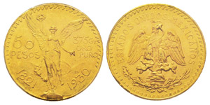 Mexico, 50 Pesos, 1930, AU 41.66 g. 900‰ ... 