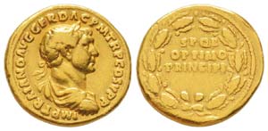 Traianus 98-117 Aureus, Rome, 103-117, AU ... 