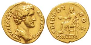 Antoninus Pius 138-161 Aureus, Rome, 138, AU ... 