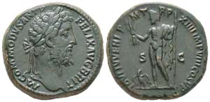 Commodvs 180-192 Sestertius, Rome, 188-189, ... 