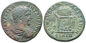 Caracalla 211-217 Bronze Philippolis, ... 