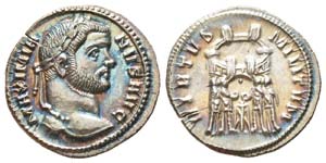 Maximianus Hercules 286-310 Denarius, Rome, ... 