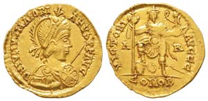 Maiorianus 457-461 Solidus, Arles, 458-461, ... 