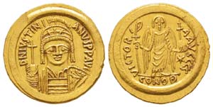 Iustinianus 527-565 Solidus, Ravenne, ... 
