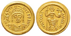 Iustinus II 565-578 Solidus, Ravenne, ... 